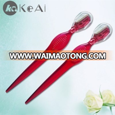 Makeup Tools Plastic Eyebrow Razor with Mini Blade