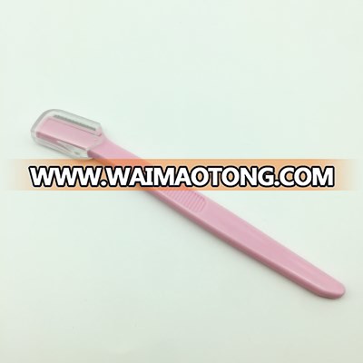 China Simple Design Lady Eyebrow Razors with Safety Cover