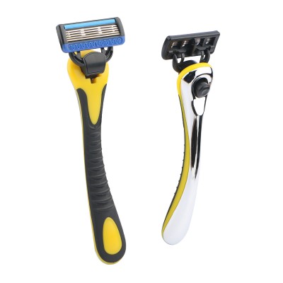 hair removal razor with refills cartridges rechargeable razor & blade 5 blades shaving