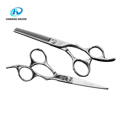 stainless steel salon barber hair thinning and cutting scissors