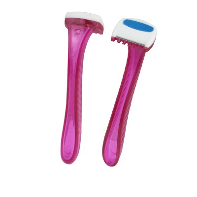 Private label factory Single stainless steel blade razor for women bikini razor