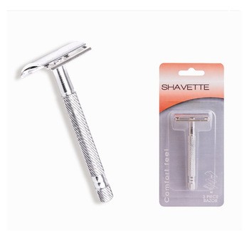 D647 Metal handle double edge blade traditional safety razor