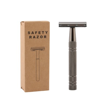 Cheap price double edge safety razor of aluminum handle classical razor