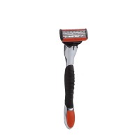 No Disposable Five 5 Blade Razor with Metal Handle and Flexible Head