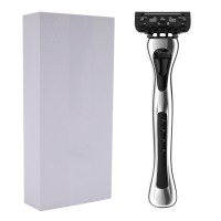 Men shaving razor high quality triple Sweden blade metal handle system razor